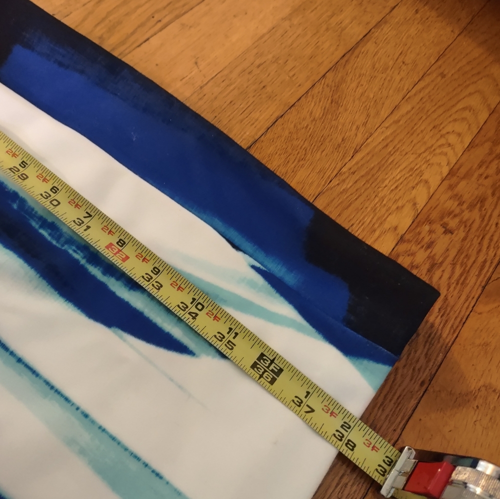 calvin klein abstract patterned formal dress size… - image 5